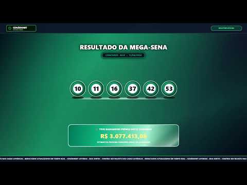 Resultado da Mega-Sena 3043: aposta de Rondônia leva R$ 3 milhões