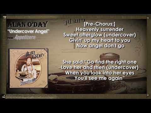 ALAN O'DAY - Undercover Angel with Lyrics