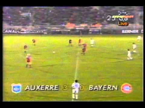 1992 January 12 Auxerre France 3 Bayern Munich Germany 2 Friendly