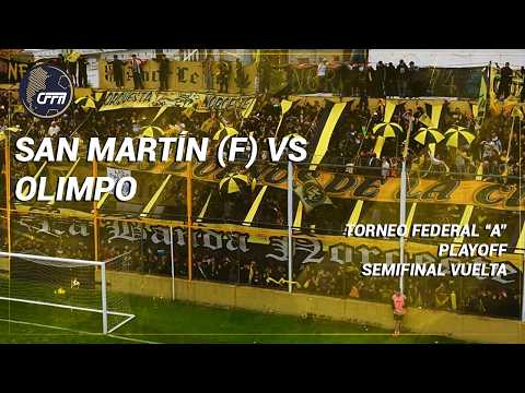 🟡⚫ SAN MARTÍN (F) VS OLIMPO - PLAYOFF - SEMIFINAL VUELTA - TORNEO FEDERAL A 2026 - VOCES AURINEGRAS