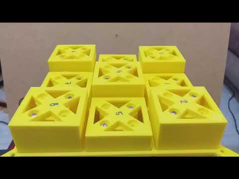 Low-cost pin based shape display prototype (old version)