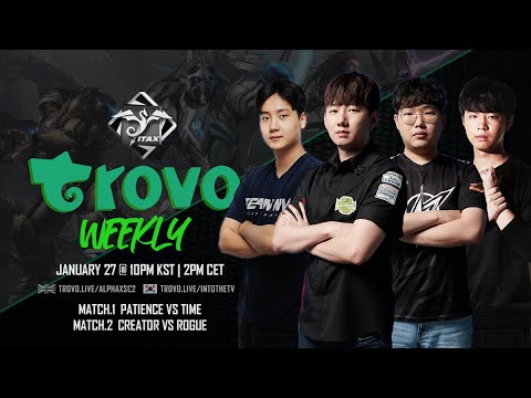 StarCraft 2 - ROGUE vs CREATOR - ITaX Trovo Weekly #20 | Ro4