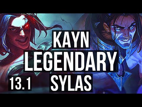 KAYN vs SYLAS (JNG) | 9/1/7, 700+ games, Legendary | EUW Master | 13.1
