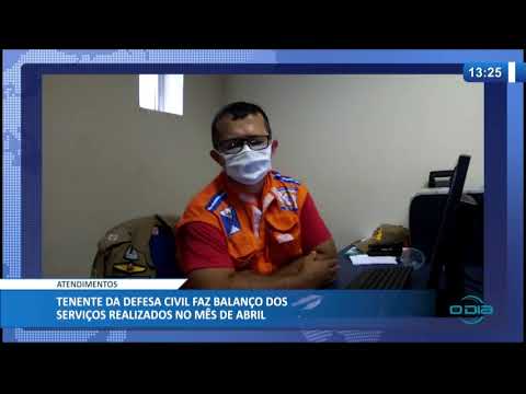 Defesa Civil faz balanço dos serviços realizados e das aÌreas de risco (06 05 20)