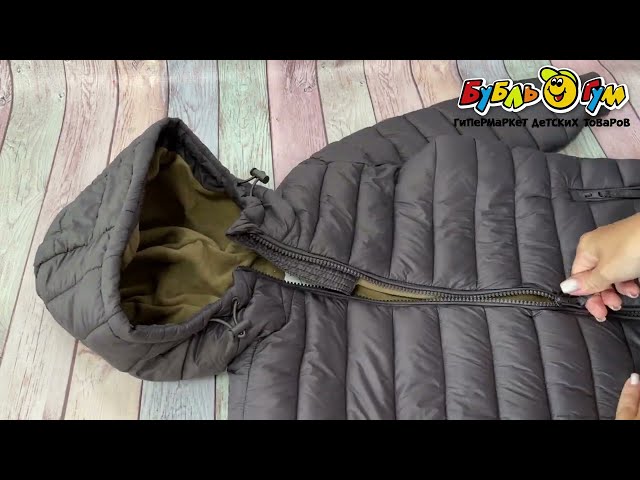 Куртка Lanson Kids демисезонная с капюшоном темно-серая - видео