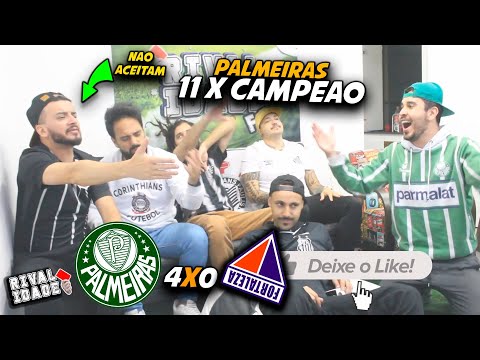 React Palmeiras 4x0 Fortaleza | Melhores momentos | PAlmeiras Campeão Brasileirão Gols