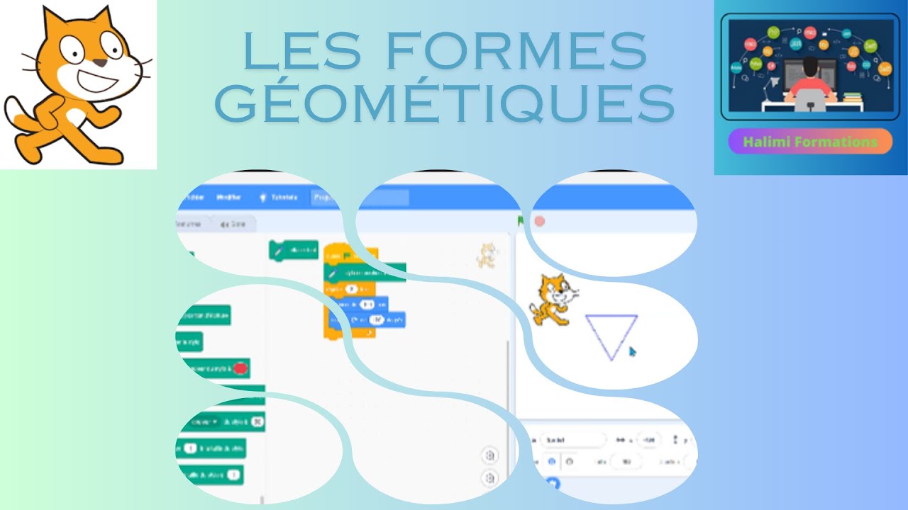 une nouvelle vidéo sur scratch : Les formes géométriques