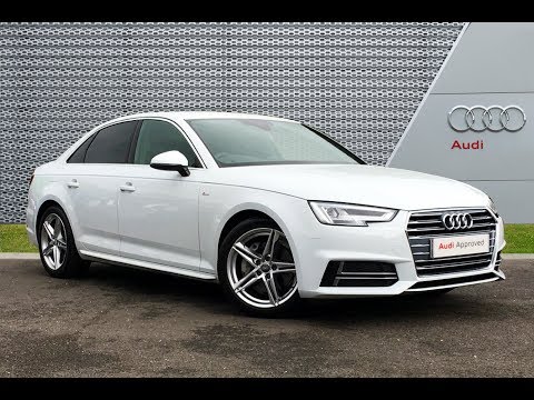 RA66XNG AUDI A4 TDI S LINE WHITE 2017, Slough Audi