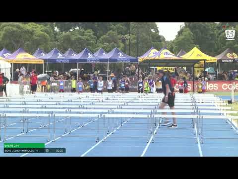 Boys U12 80m Hurdles Timed Final 1 : 2024-25 State Track and Field Championships
