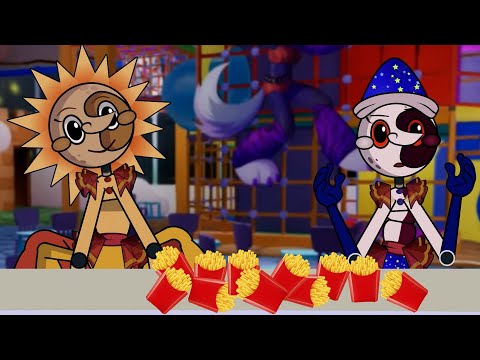 SUN VS MOON | Light VS Dark MUKBANG | FNAF Security Breach ANIMATION #2