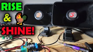 🌞ESP32 Rooster Alarm Wakes You at Sunrise! | DIY MP3 & Light Sensor Project