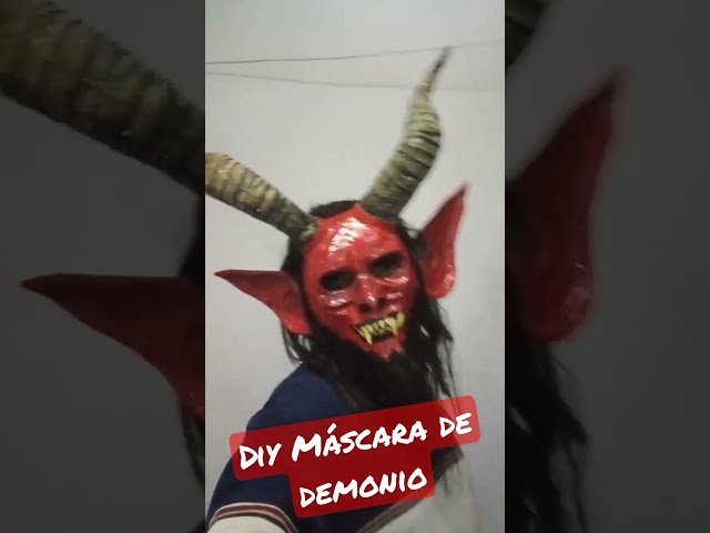 Vídeo relacionado con Zhlearda Máscara de demonio de Halloween, máscara de media cara, cara roja de Aries, cuerno de demonio, máscara de diablo para Halloween, máscara media de espuma, máscara de demonio, máscaras de