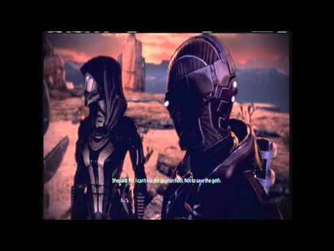 Mass Effect 3 Shepard and Tali backstab Legion