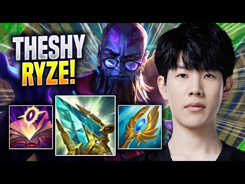 THESHY DESTROYING WITH RYZE! - WBG TheShy Plays Ryze TOP vs Gangplank! | Season 2023