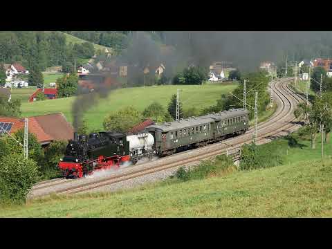 Dampf im Schwarzwald - 01 519, 58 311, 75 1118 und 52 7596
