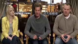 Andrew Garfield and Emma Stone China Fan Chat 2012