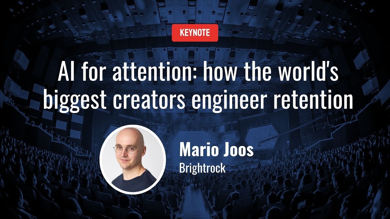 Webit 2026: AI for attention: how the world's biggest creators engineer retention - Mario Joos