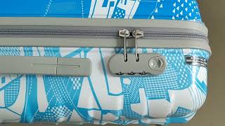 How to unlock skybags number lock when you forget the lock code | any trolley bag number combination