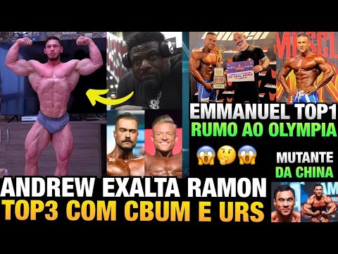 GRINGO EXALTA RAMON E AFIRMA: ELE SERÁ TOP3 OLYMPIA COM CBUM E URS - EMMANUEL NO OLYMPIA E MAIS