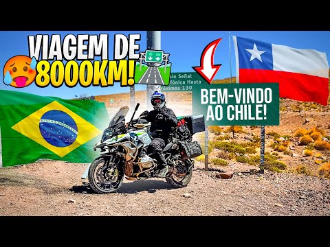 DE SÃO PAULO ATÉ DESERTO🏜️ DO ATACAMA CHILE 🇨🇱 PRIMEIRA VIAGEM DE BMW 1250 Edição especial | EP 05