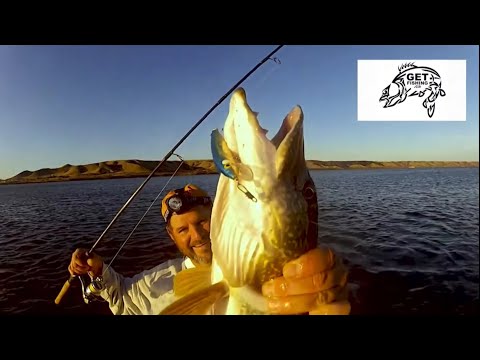 October fishing from shore for big walleye and northern pike