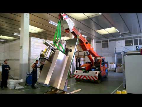 Grúa eléctrica con mando a distancia