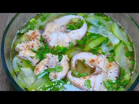 Canh cá lóc nấu bầu