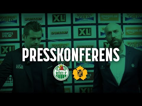 Presskonferens Rögle - Skellefteå 5-0