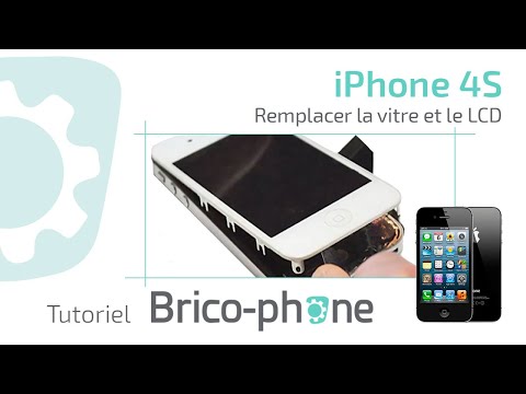 comment reparer vitre avant iphone 4