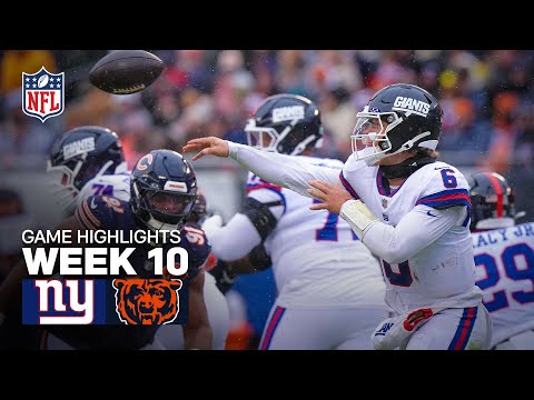 New York Giants vs Chicago Bears Game Highlights | 2025 NFL Season Week 10