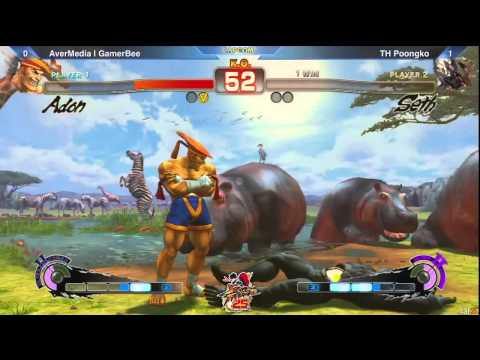 SSF4 GamerBee vs TH Poongko   Losers Finals   SF 25th Asia Qualifier