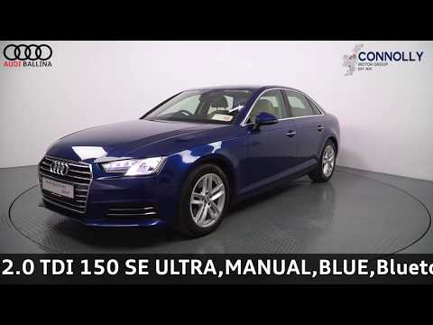 CMG AUDI BALLINA172D6034 AUDI A4 2 0 TDI 150 SE ULTRA,MANUAL,BLUE