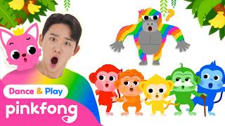 Download lagu Monkey Banana🍌   Fruit Juice🍎 and more｜Dance Along with Hoi｜Kids Song｜Pinkfong Dance & Play  mp3