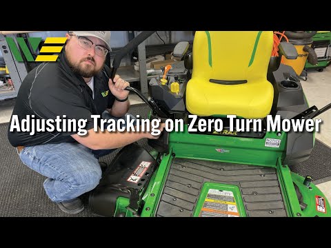 How to Adjust Zero Turn Mower Steering Alignment - John Deere Mower Tracking Explained