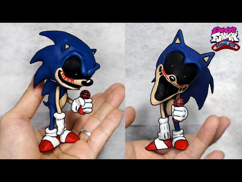 [FNF] Making SONIC.EXE Sculpture Timelapse [VS SONIC.EXE] - Friday Night Funkin' Creepypasta Mod