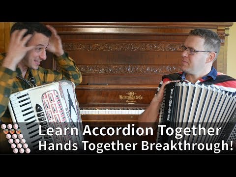 Virtual Accordion Lesson - Hands Together Breakthrough! (Highlight)