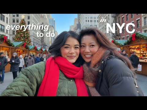 the perfect NYC Christmas weekend! markets, food, + activities 🎄