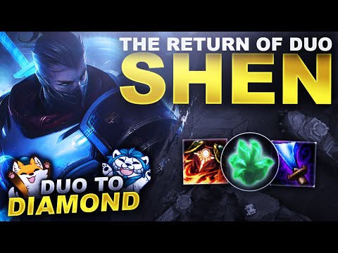 THE RETURN OF DUO! SHEN TIME! - Duo to Diamond | League of Legends