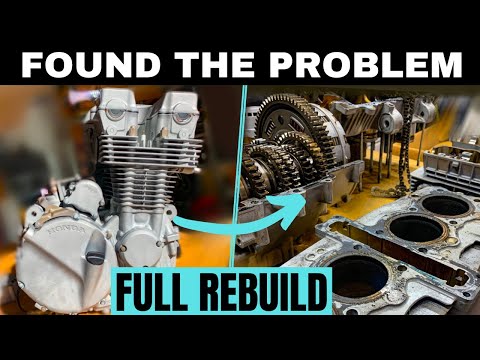 ★ SPLITTING a HONDA CB750 ENGINE, Let's Find That Rattle!!!