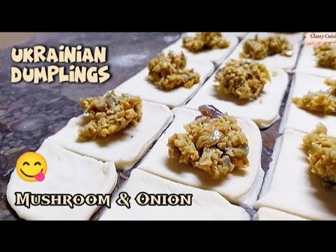Ukrainian Mushroom and Onion Dumplings (Vushka) | Ukrainian Cuisine 🇺🇦