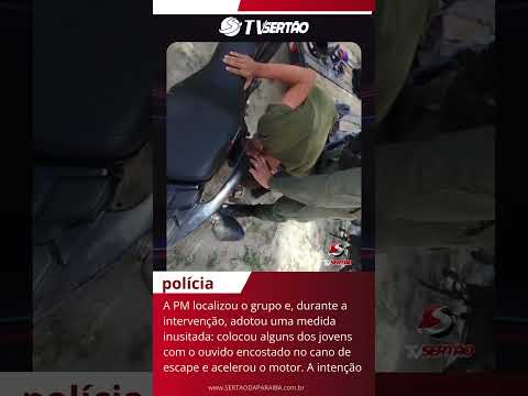 Policiais obrigam jovens a ouvir escapamento barulhento em Ipubi (PE): certo ou errado?