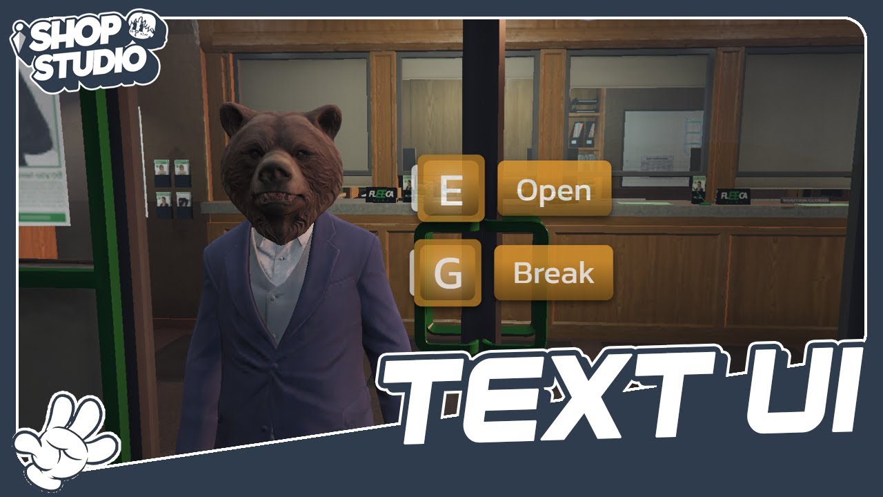 [ESX/QB/STANDALONE] Text UI (3D) thumbnail 2