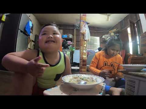 eat pork porridge | eating show | Taste​ Show | brothers and sisters | cambodia | happy​ family