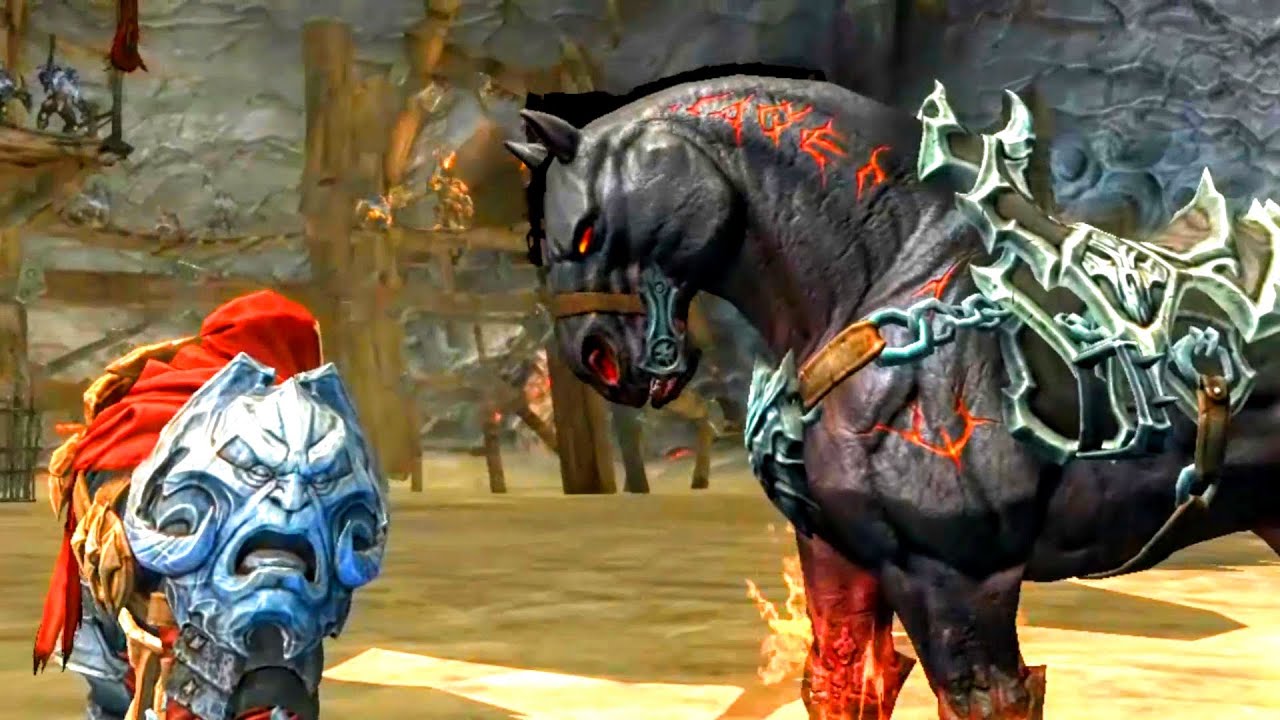 Ruin: The Horse of War. Horseman of Apocalypse Reunites with His Steed (Darksiders 1)