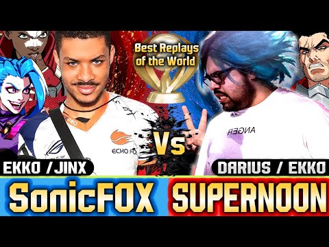 🔥 2XKO (SonicFox vs Supernoon)🔥Jinx, Ekko and Darius ▰ League of Legends Fight High Level