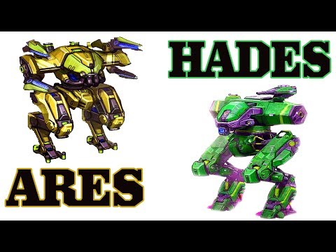 War Robots Ares Hades Test Server Gameplay