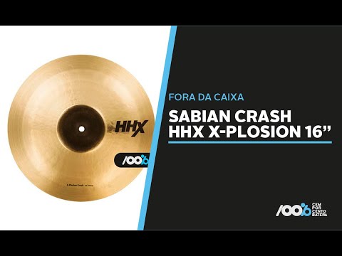 100% Batera Soundcheck - Sabian Crash HHX X-plosion 16"
