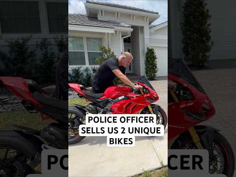 Police officer sold us 2 unique bikes. Watch what we bought. #motorcycle