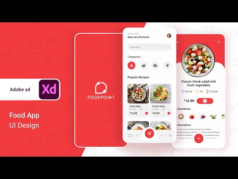 Food App Design Mockup Prototype