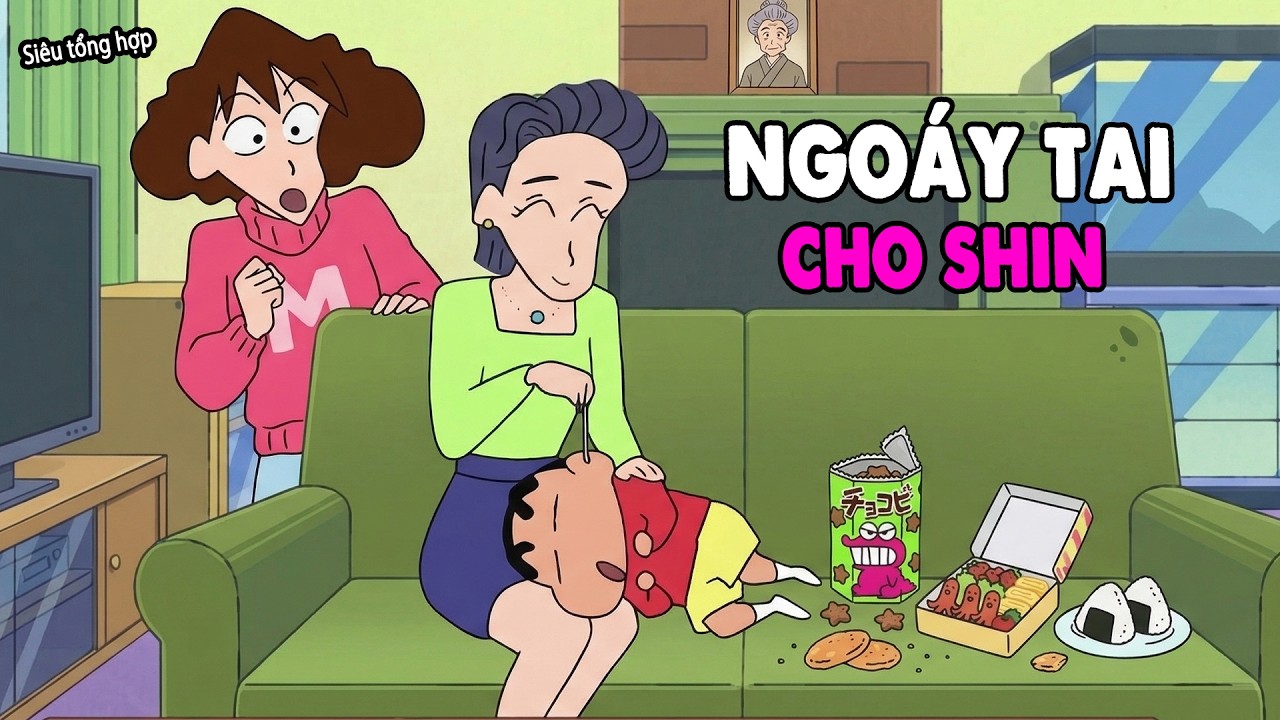 Siêu Tổng Hợp Shin #168 - Thử Thách Cấm Cười Khi Ăn | Shin Tập Mới Để Ăn Cơm | Shin Cậu Bé Bút Chì